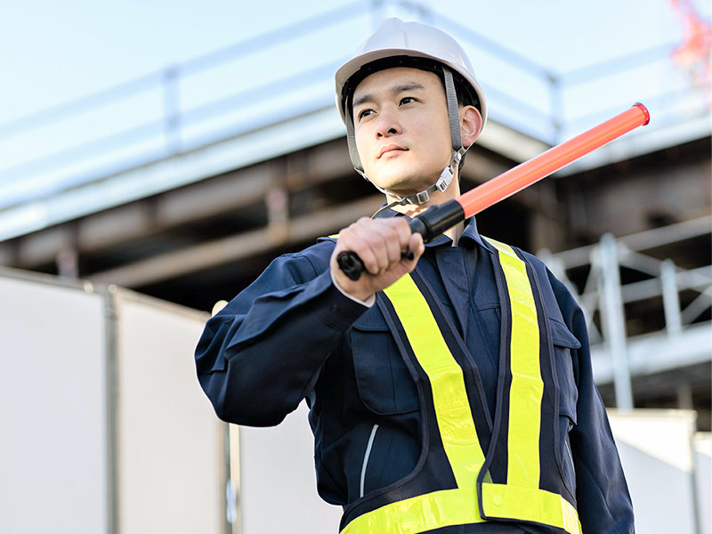 警備業務をしている株式会社ひとみ警備従業員